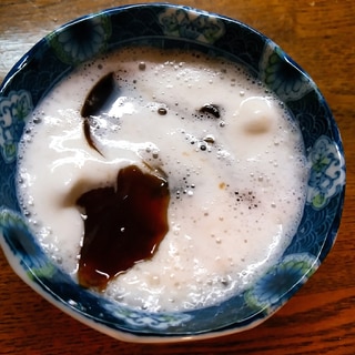 マシュマロ牛乳コーヒーゼリー混ぜ